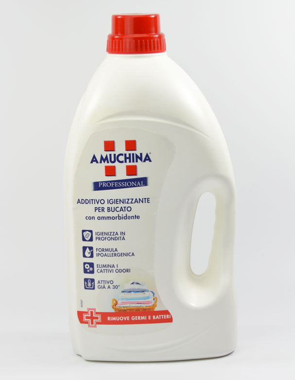 Amuchina additivo bucato igienizzante liquido con ammorbidente 3 litri